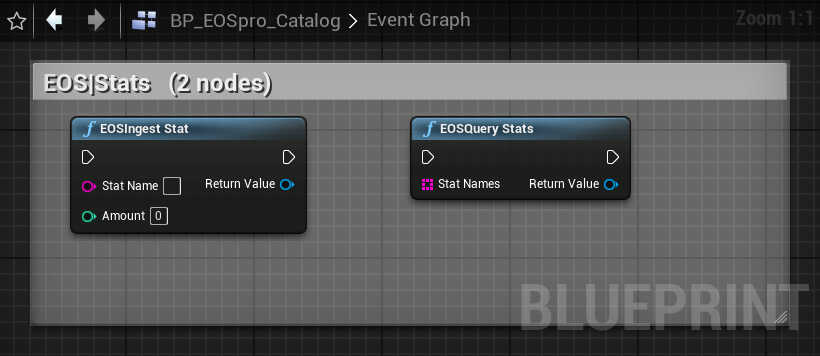 EOSpro Stats Blueprint nodes